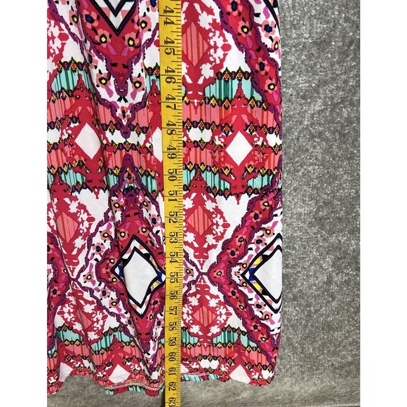 Bisou Bisou Maxi Dress Womens Size 12 Stretch Sleeveless Racerback Elastic Waist - Picture 11 of 11